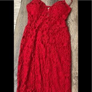 Bebe Red Dress